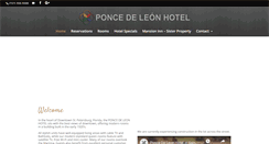 Desktop Screenshot of poncedeleonhotel.com