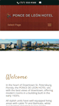 Mobile Screenshot of poncedeleonhotel.com